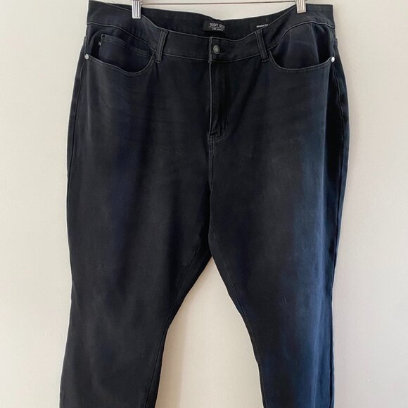 Judy Blue Black Skinny Fit High Rise Jeans Size 24W - Picture 4 of 8